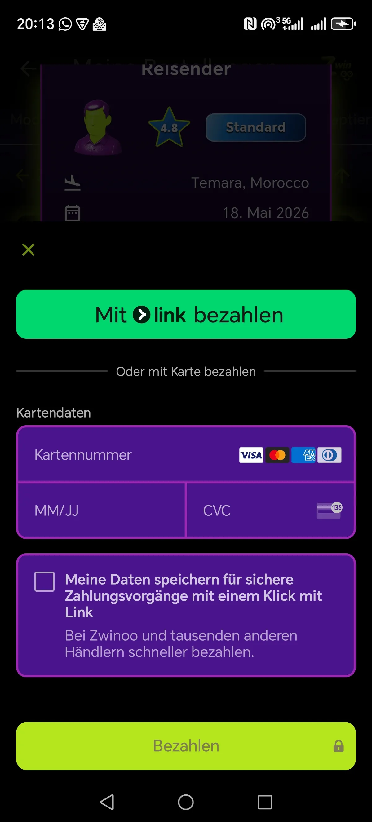 Zwinoo Sicherheit Bildschirm 2