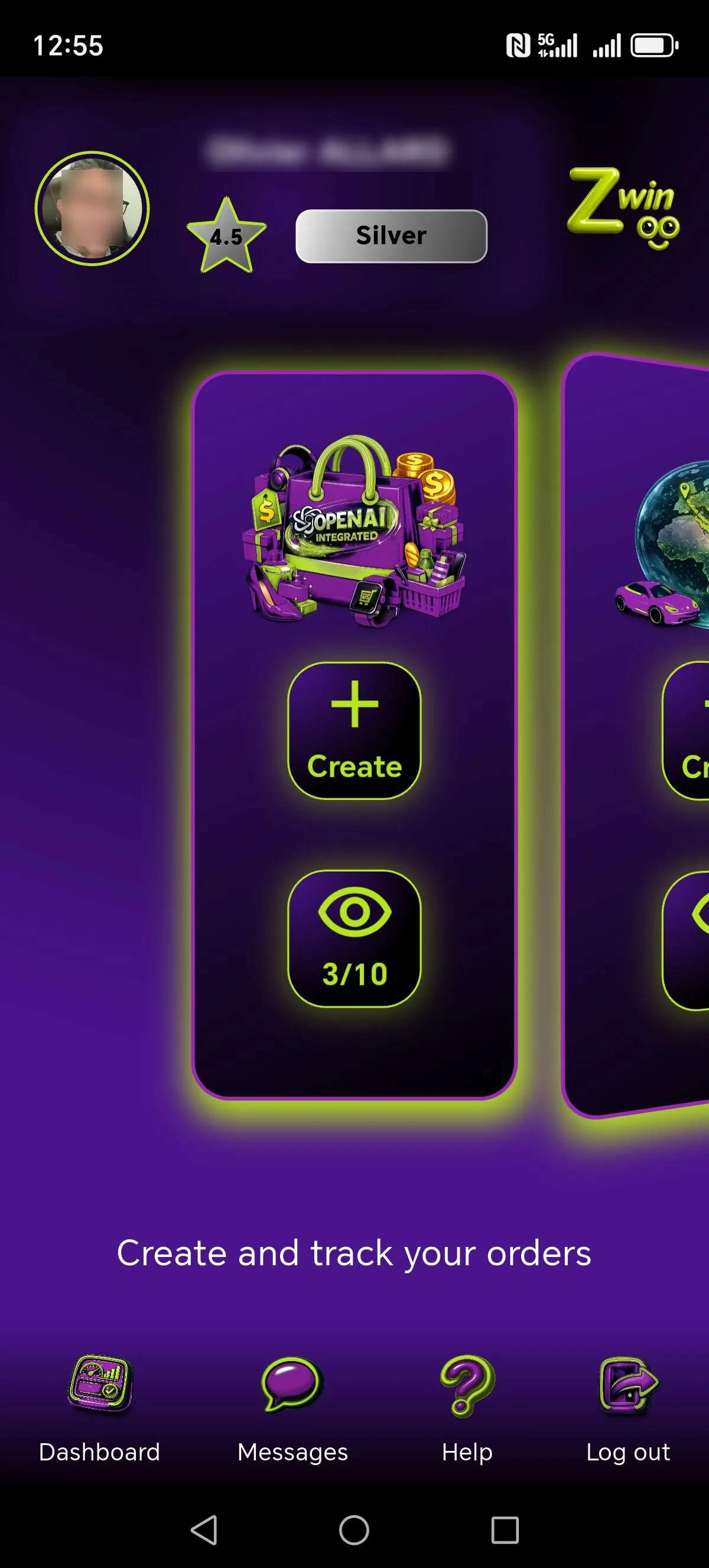 Zwinoo concept screen 1