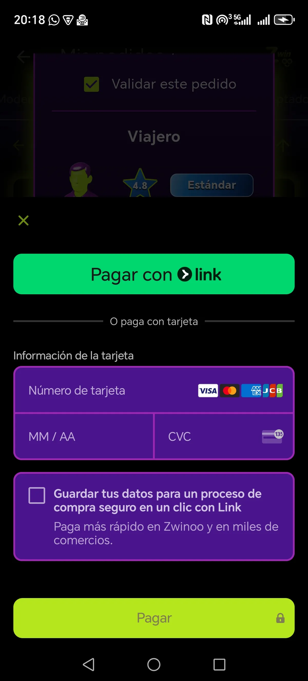 Pantalla Zwinoo seguridad 2