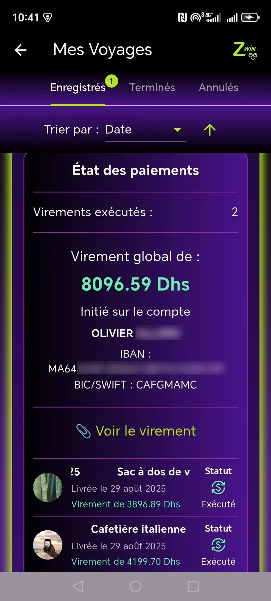 Écran Zwinoo sécurité 3